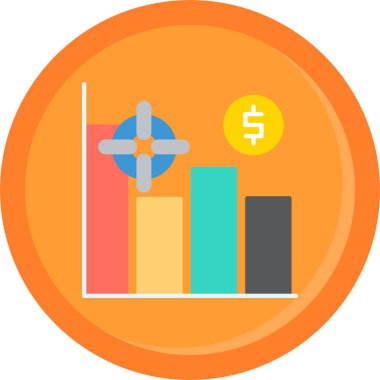 ticari grafik vektör simgesi