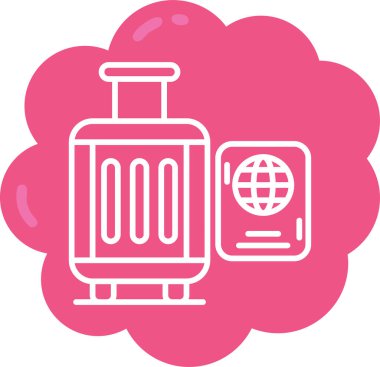 Basit vektör simgesi, parfüm illüstrasyonu