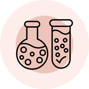 vektör laboratuvar mataraları simgesi