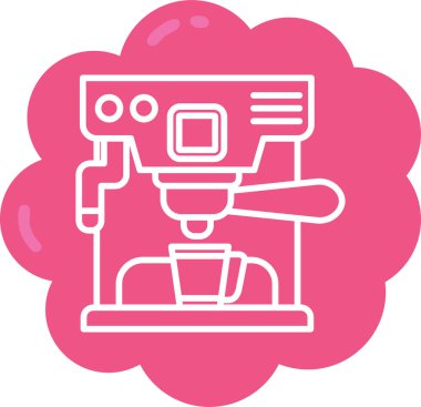 robot. Web simgesi basit illüstrasyon