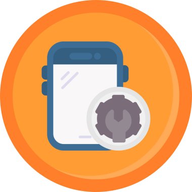 Mobil akıllı telefon vektör çizim