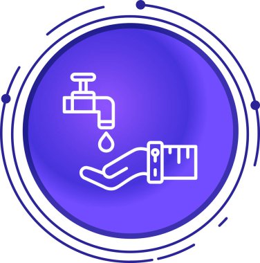 tap simgesinin vektör illüstrasyonu