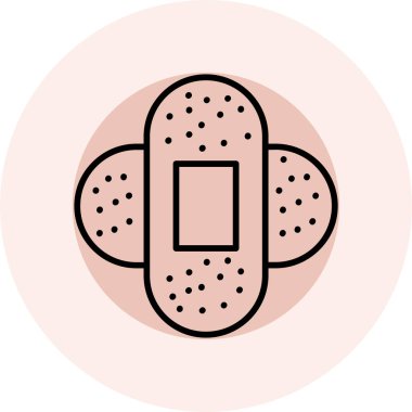 Bir b eksikliği simgesinin vektör çizimi