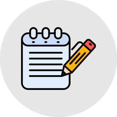 Kalem kullanarak bir panonun vektör illüstrasyonu