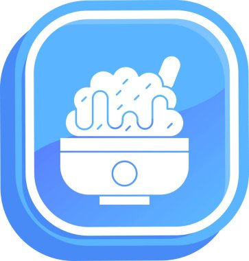 Şef. Web simgesi basit illüstrasyon