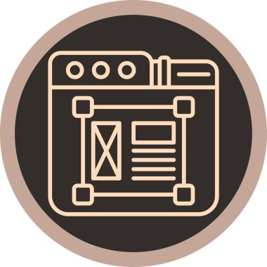 modern simge vektör illüstrasyonu