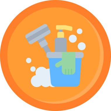 Kova. Web simgesi basit illüstrasyon