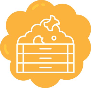 Bulut Hesaplama. Web simgesi basit illüstrasyon