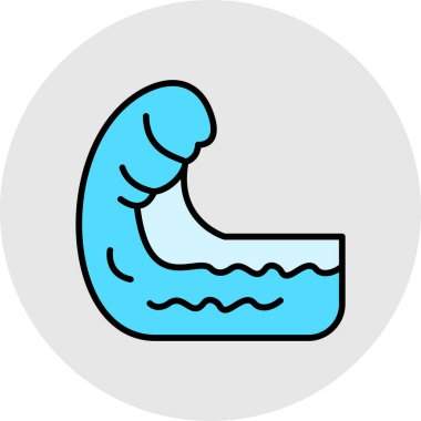 su simgesi vektör illüstrasyonu