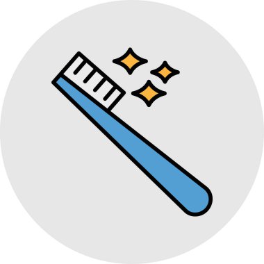 fırça. Web simgesi basit illüstrasyon