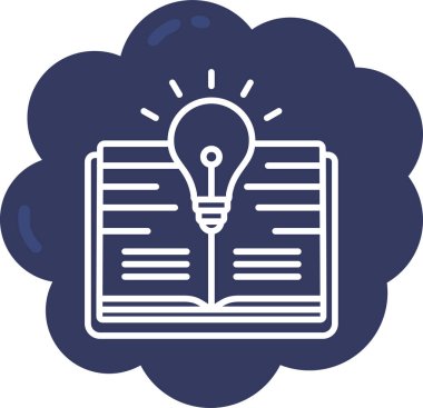 Eğitim simgesi, vektör illüstrasyonu.