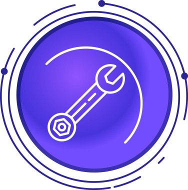 Projeniz için vektör ayarı simgesi