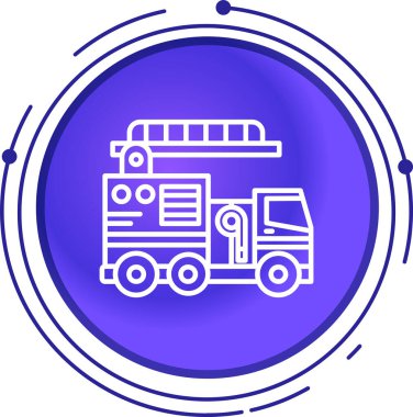 Benzersiz tramvay vektör simgesi