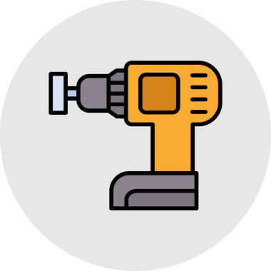 tornavida ikonu vektör çizimi