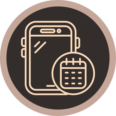 Modern simgenin vektör illüstrasyonu