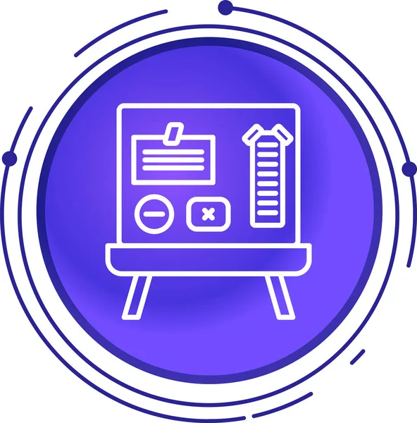 İş simgesinin vektör illüstrasyonu