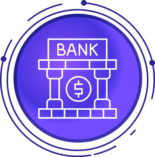 Moda tarzı izole edilmiş arkaplan gruplandırılmış banka binası simgesi