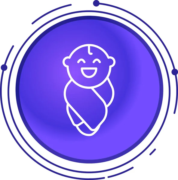 bebek web vektör illüstrasyonu