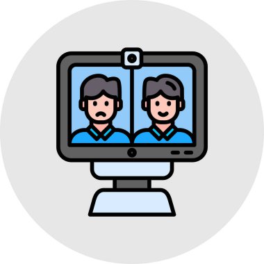 İnsan simgesinin vektör illüstrasyonu