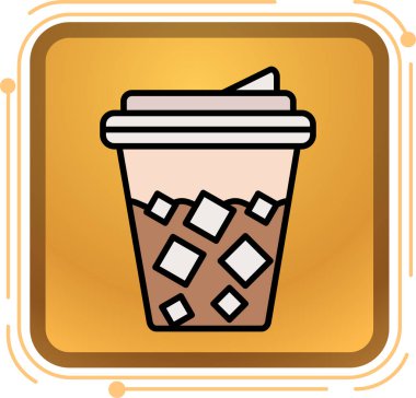 kahve içecek web simgesi