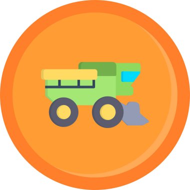 Kamyon. Web simgesi basit illüstrasyon