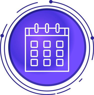 Moda biçimi arka planında takvim simgesi