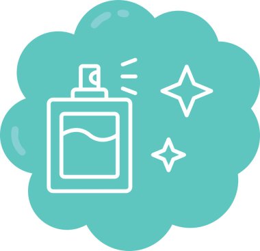 Basit vektör resimleme parfümü