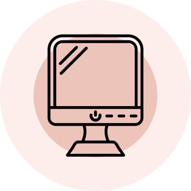 bilgisayar simgesi vektör illüstrasyonu