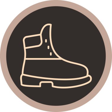 Bir çift siyah beyaz spor ayakkabısının vektör çizimi