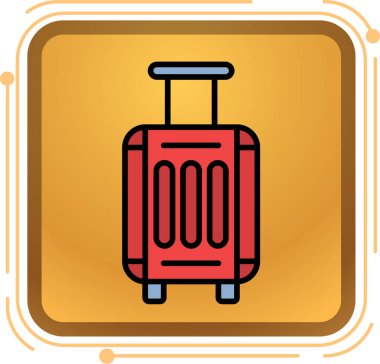 bagaj simgesi, basit resimleme