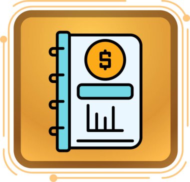 Para için. Web simgesi basit illüstrasyon