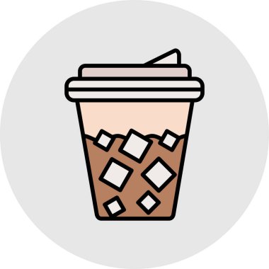 vektör kahve web simgesi