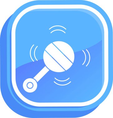 Konuşmacı. Web simgesi basit illüstrasyon