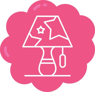 Lamba. Web simgesi basit illüstrasyon