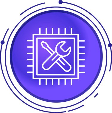 İngiliz anahtarı ve anahtar ikonlu çizgi tornavidayı beyaz arkaplanda izole edilmiş. Ayarlama, servis, ayar, bakım, onarım. Tamir. Renkli özet kavramı.