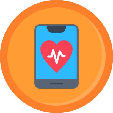 cep telefonu vektör simgesi modern basit illüstrasyon