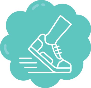 Tek izole edilmiş simgenin vektör illüstrasyonu