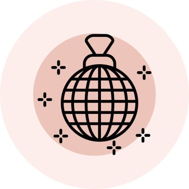 Dünya simgesinin vektör illüstrasyonu