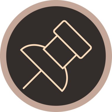 Bir şapka simgesinin vektör illüstrasyonu