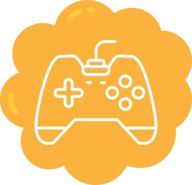 oyun denetleyici modern simge, vektör illüstrasyonu