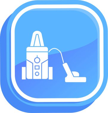 Elektrikli süpürge. Basit resimleme