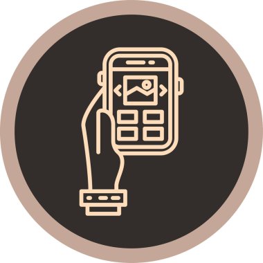 Vektör illüstrasyonu, simge ögesi arkaplanı