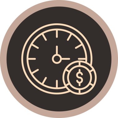 araba göstergesi simgesi. vektör illüstrasyonu