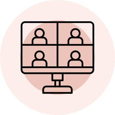 seo modern simgesinin vektör illüstrasyonu