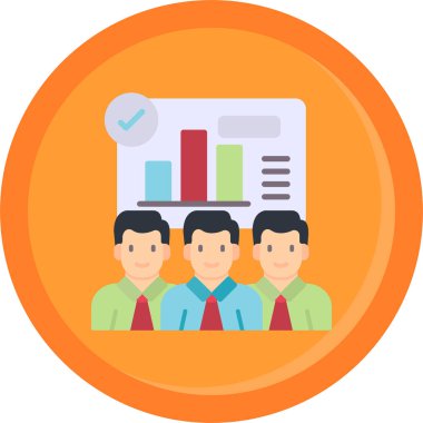 iş insanları vektör simgesi