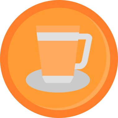 Bira bardağı. Düz stil içki ikonu.