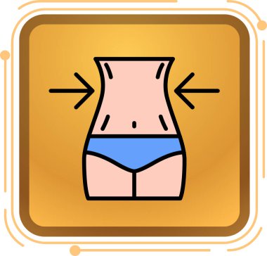 beyaz arkaplanda izole edilmiş modaya uygun düz biçimli şort simgesi.