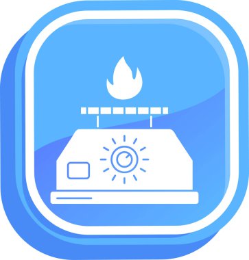 Bir ev simgesinin vektör illüstrasyonu