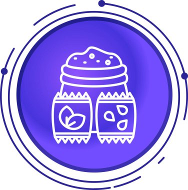 Kek web simgesi basit vektör illüstrasyonu