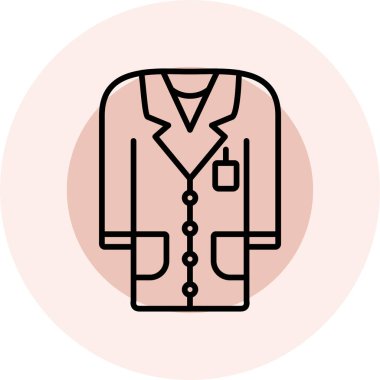 Modern b 'nin vektör çizimi hastanenin ikonundan yoksun